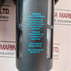 Wilkerson F28-04-SK00 Filter Lubicator Regulator 28A 0-125 Psig (0-8.6 Bar)