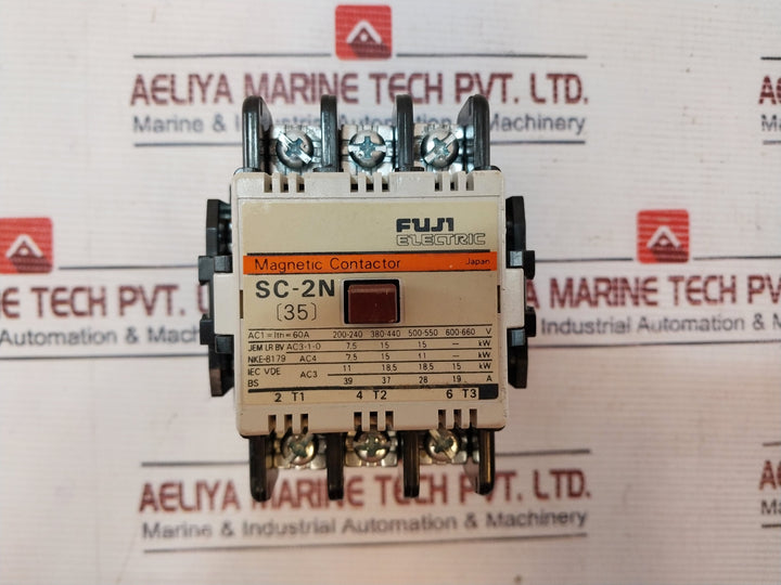 Fuji Electric Sc-2n Magnetic Contactor 4nc1q0, 35a 380v 50hz