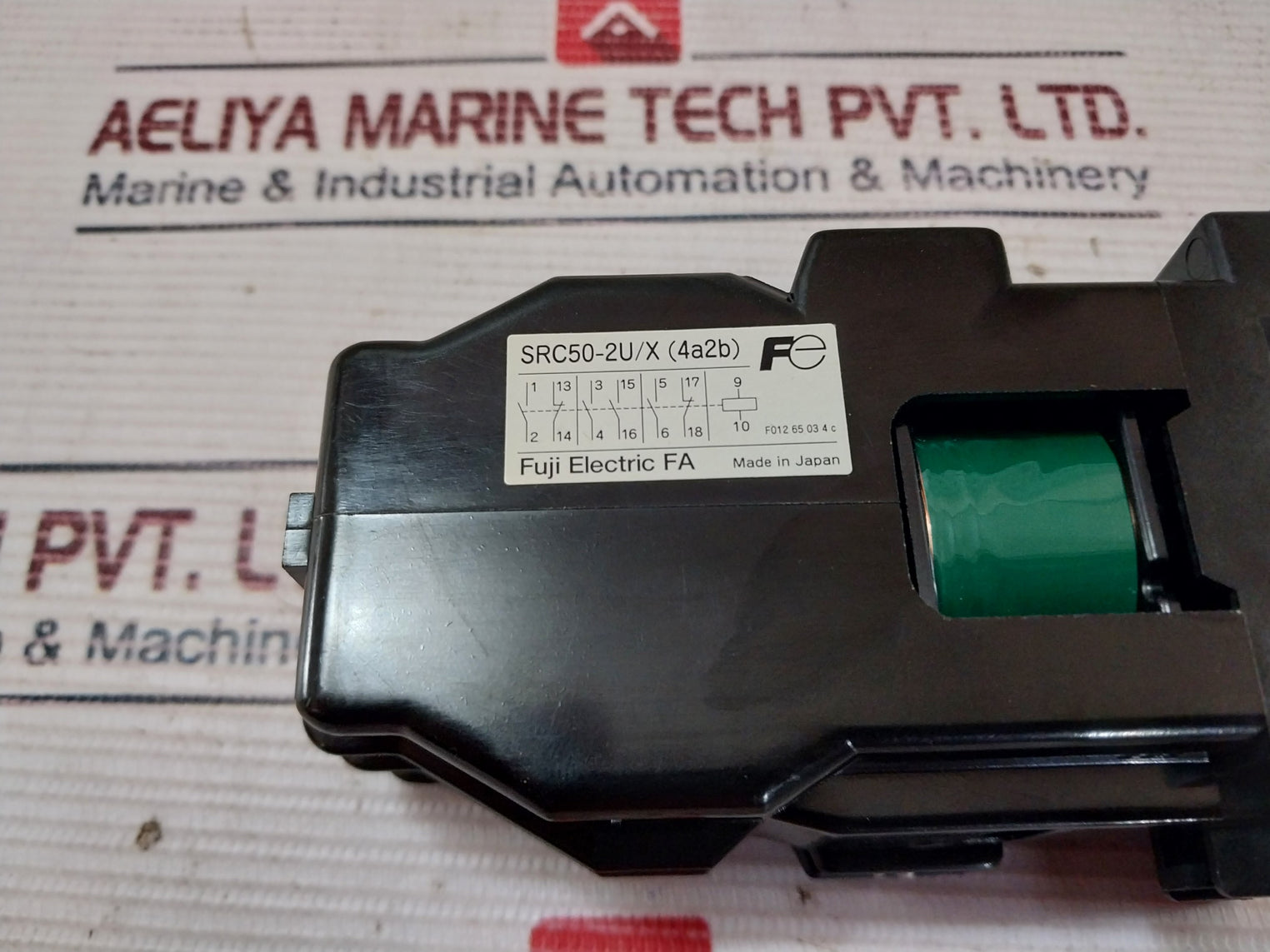 Fuji Electric SRC50-2U/X (4A2B) Auxiliary Relay Coil 100/100-110v 50/60hz