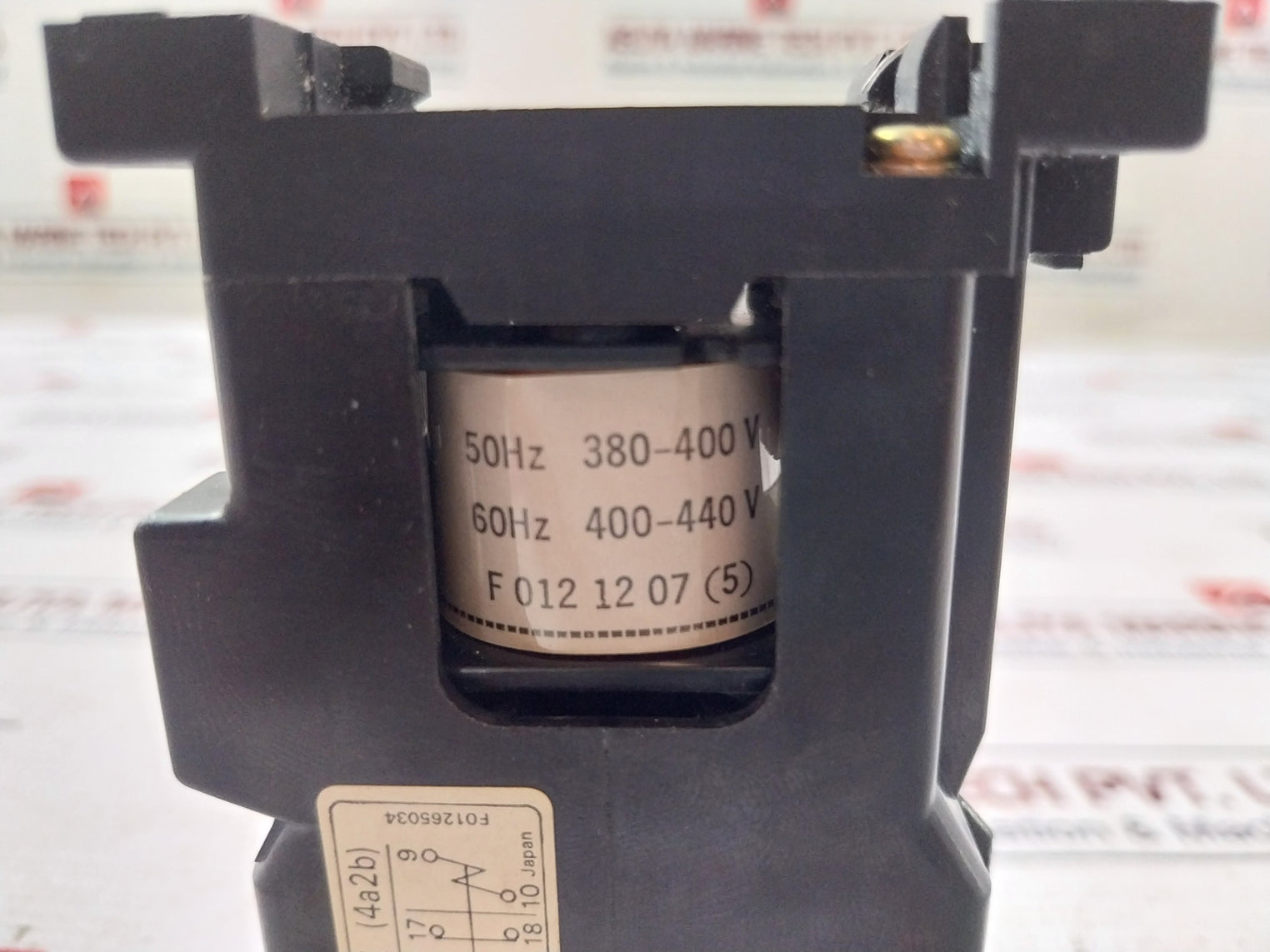 Fuji Electric Src50-2U/X (4A2B)/ Src 50-3Fs/X Auxiliary Relay W/ Coil F01265034