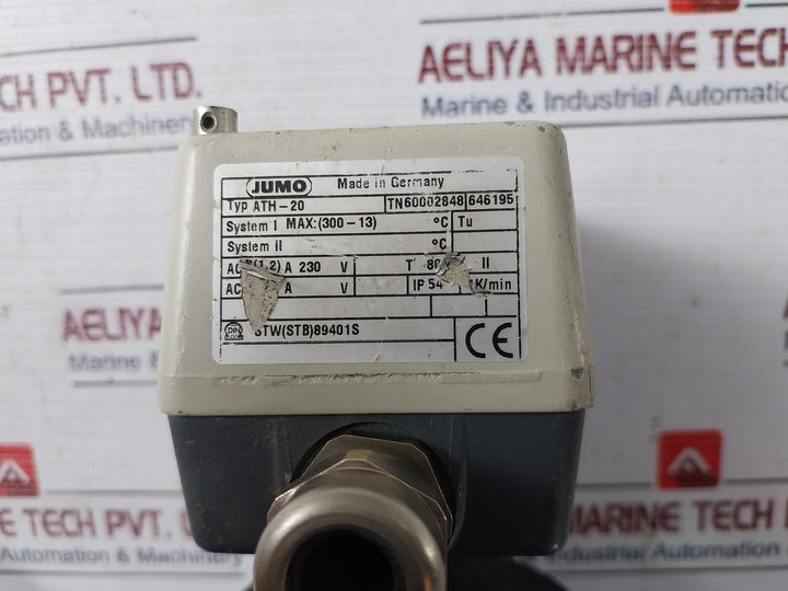 Jumo Ath-20 Surface Mount Single Thermostat Ip54 230V 1K/Min