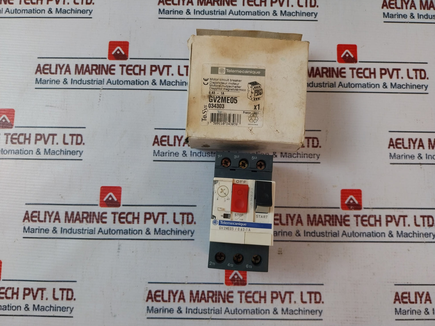 Telemecanique GV2ME05/0.63-1A Motor Protection Circuit Breaker 690V