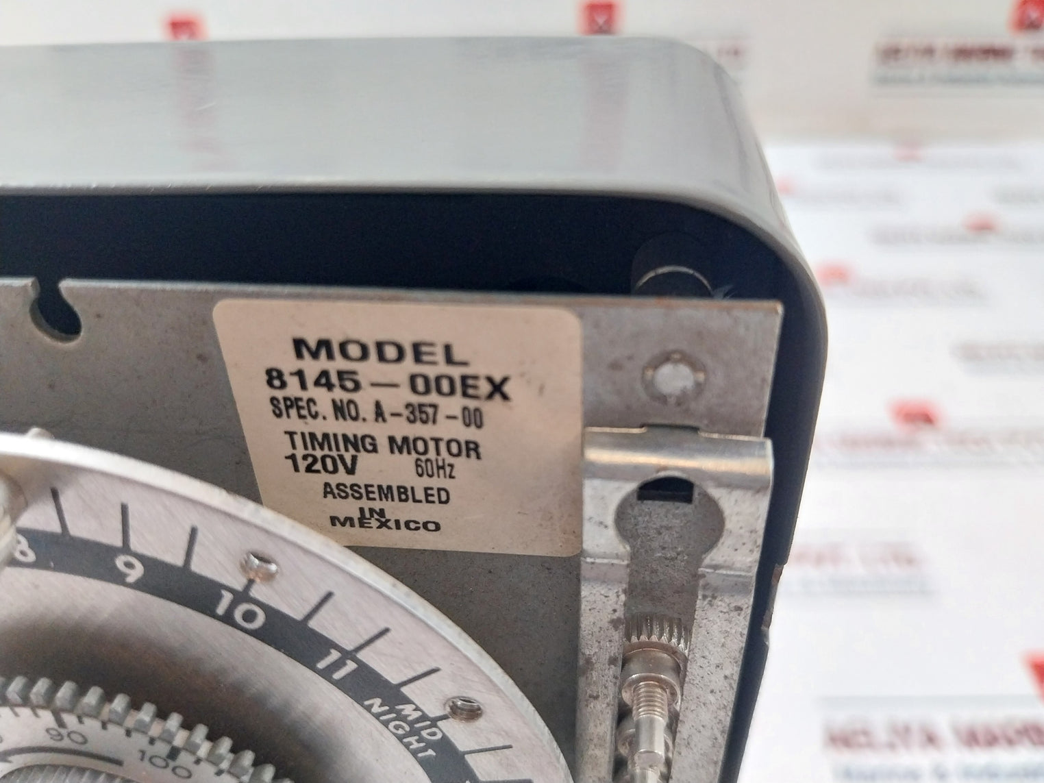 Paragon 8145-00ex Defrost Time Control A-357-00 2 Hp 120v 60hz Rev. B