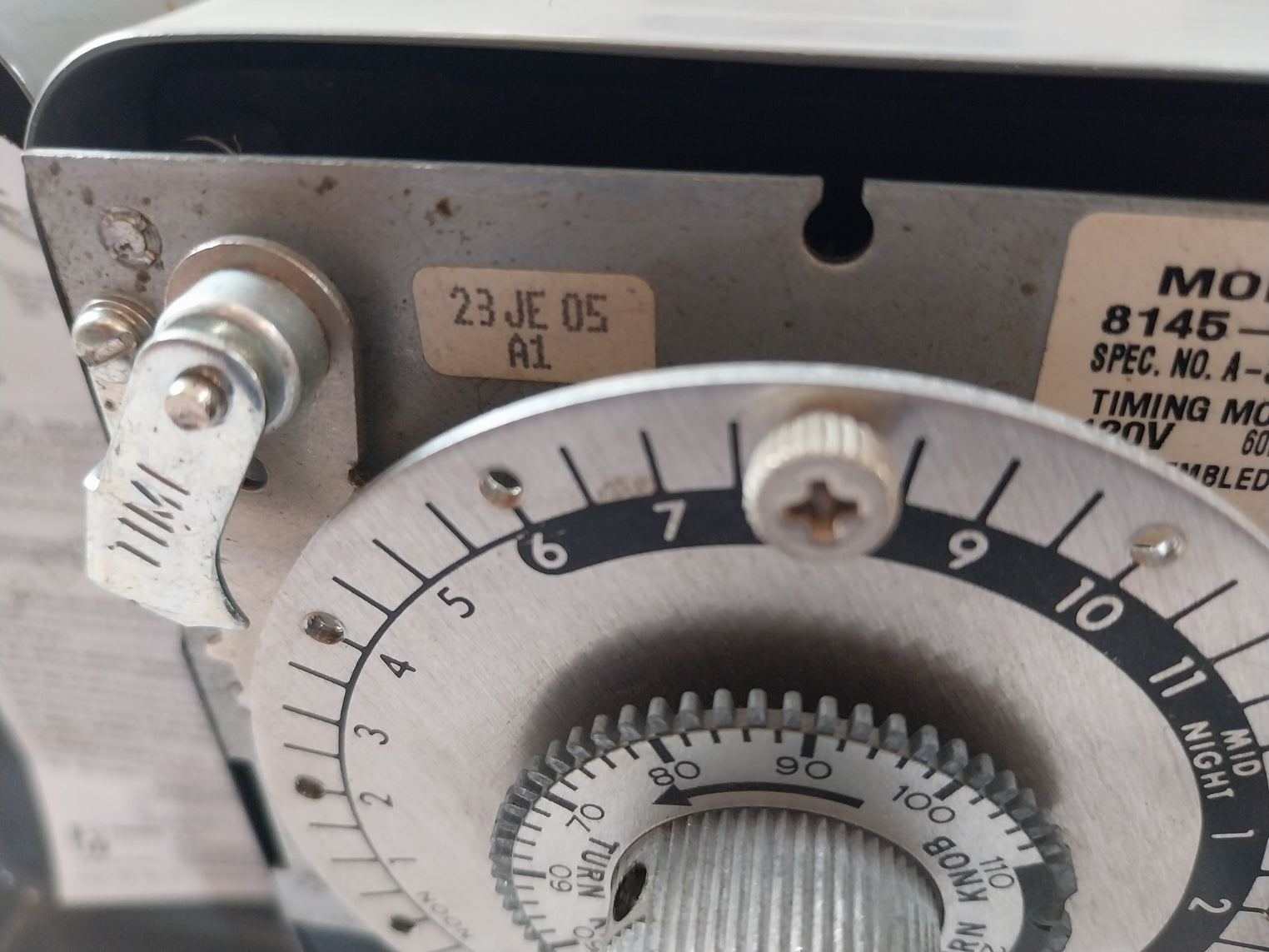 Paragon 8145-00ex Defrost Time Control A-357-00 2 Hp 120v 60hz Rev. B