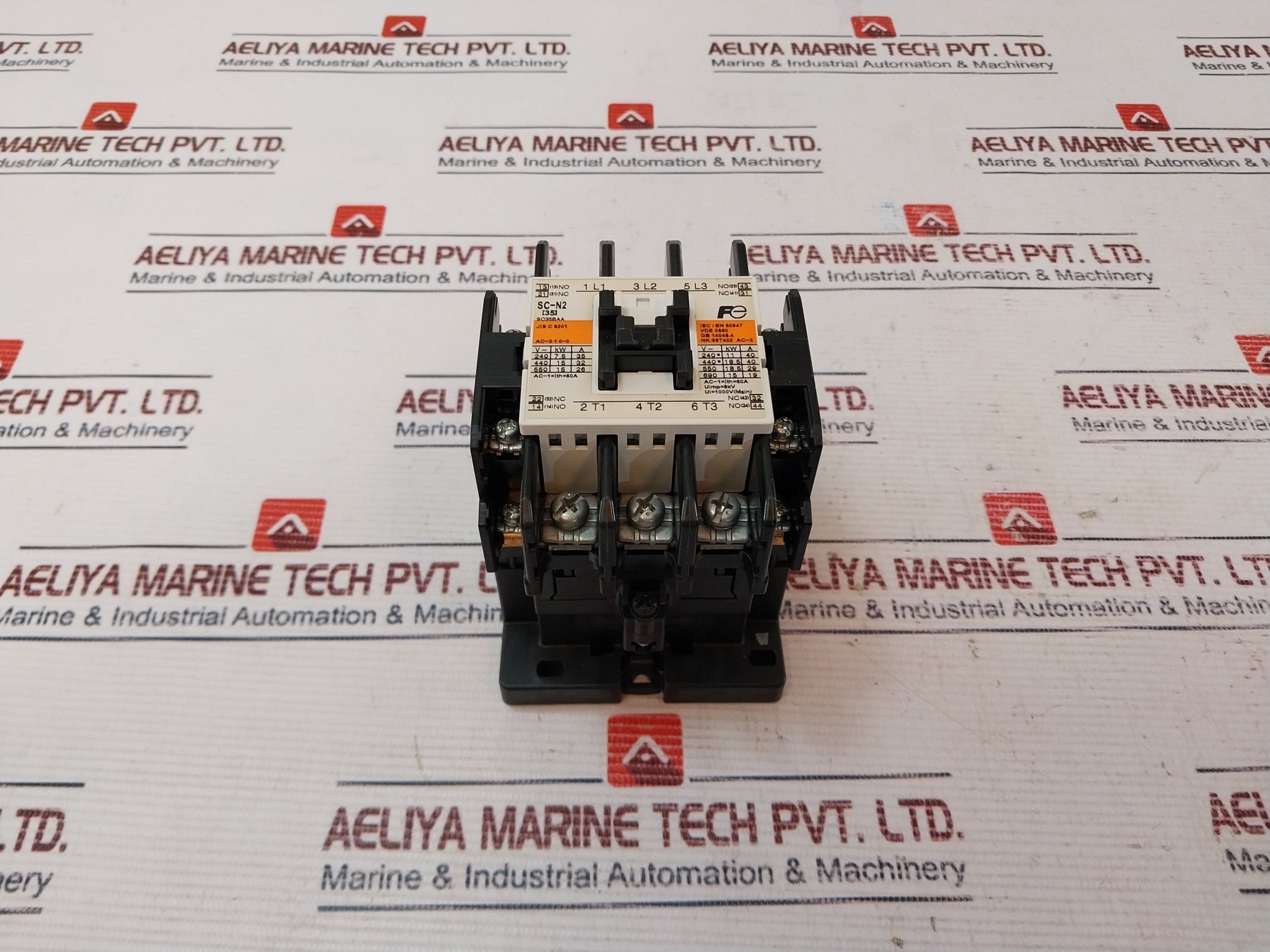 Fuji Electric Sc-n2 Magnetic Contactor 60A Gb 14048.4, 380-400V 50Hz