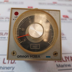 Omron H3Ba-8 Timer Relay Module 0-10 Min 100/110/120Vac 50/60Hz