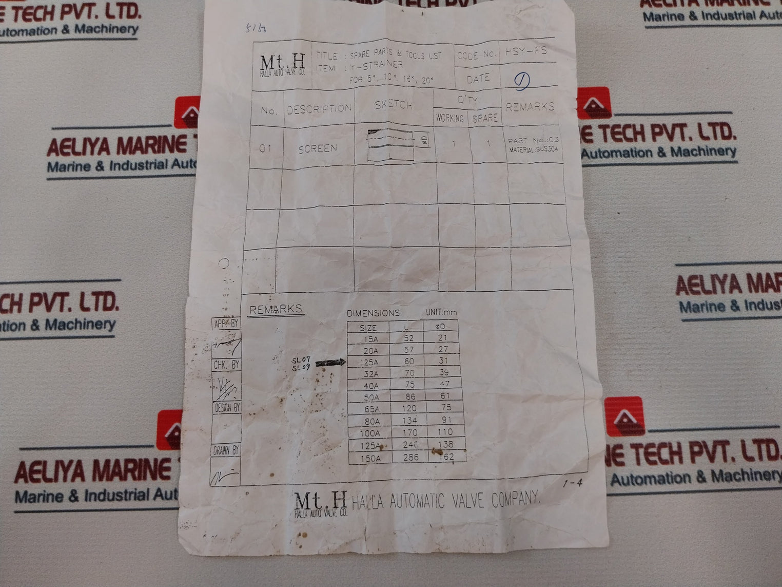 Halla Automatic Sus304 Screen Y-strainer