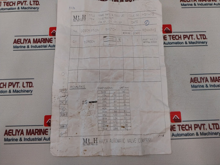 Halla Automatic Sus304 Screen Y-strainer