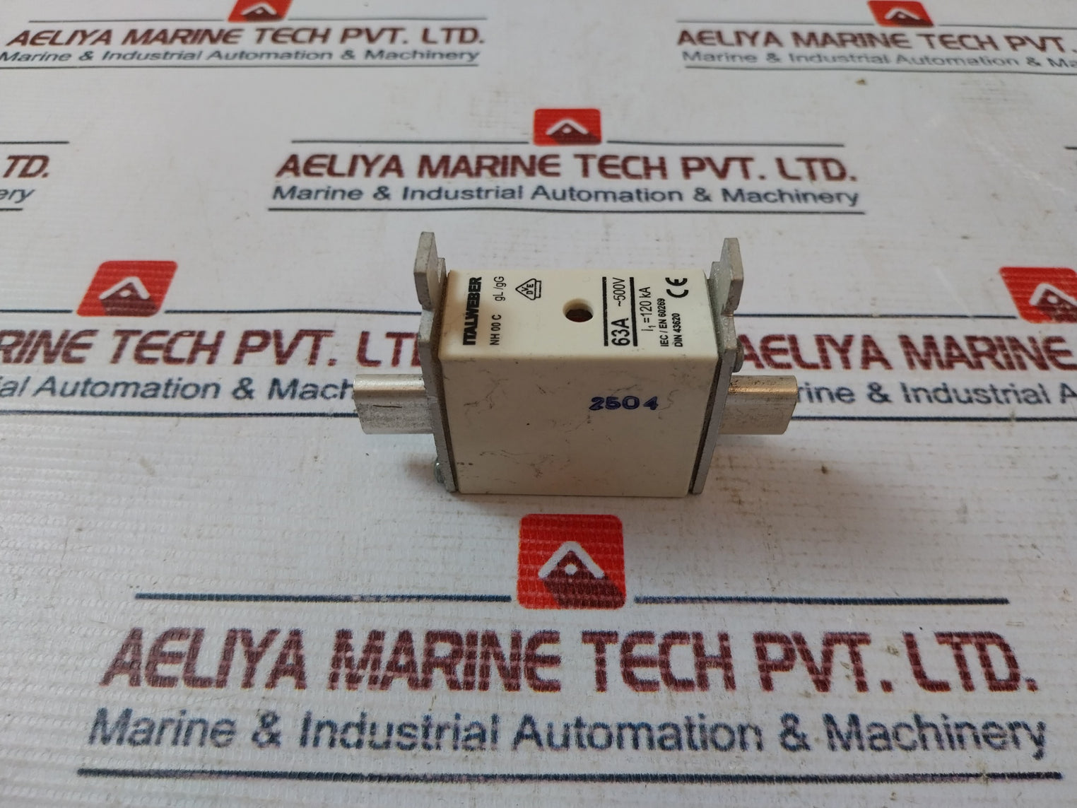 Italweber Nh 00 C Fuse Gl/Gg 63A 500V