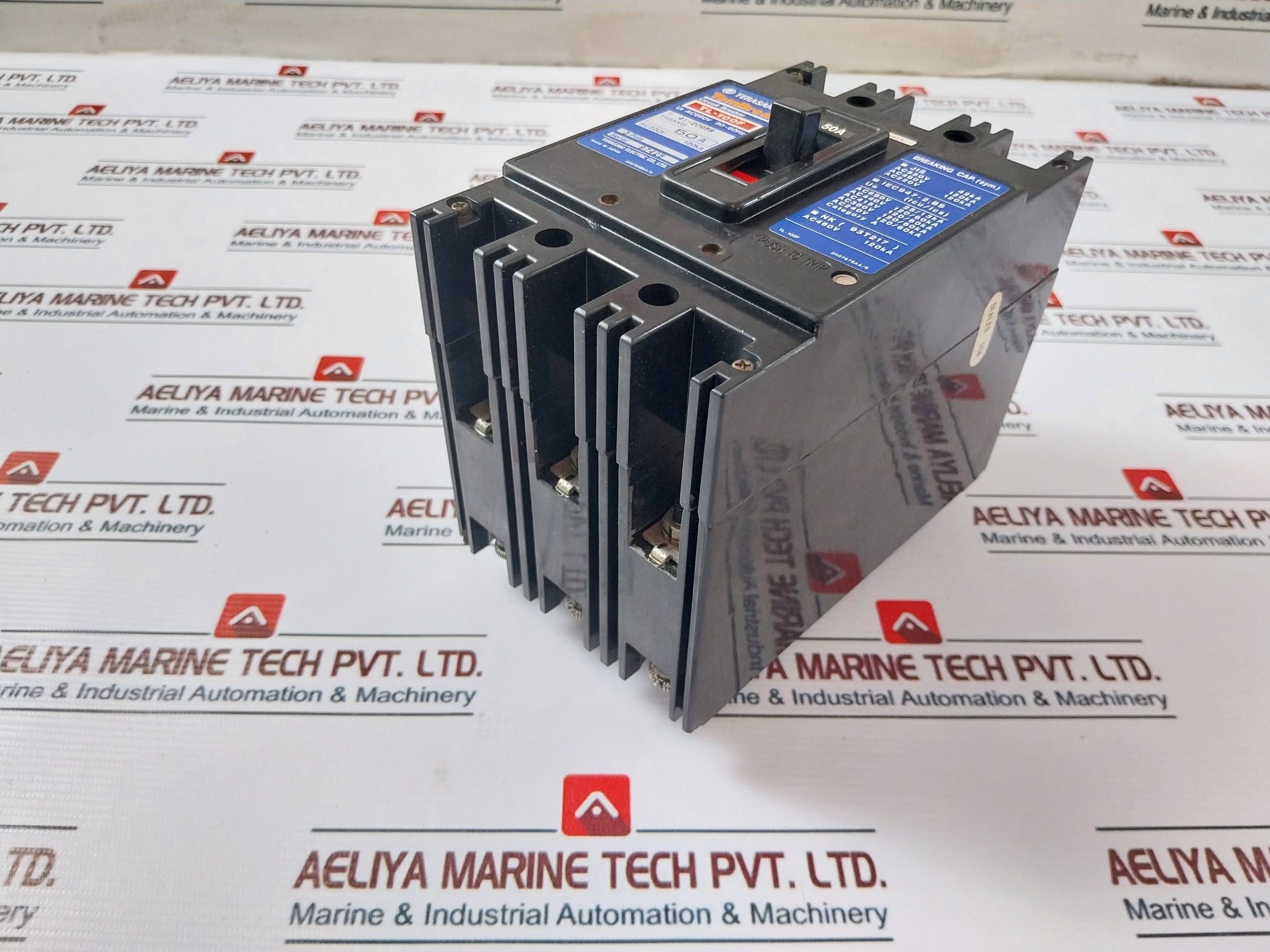 Terasaki Tl-100F 3 Pole Tembreak Current Limiting Circuit Breaker 50A