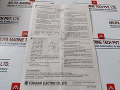 Terasaki Tl-100F 3 Pole Tembreak Current Limiting Circuit Breaker 50A