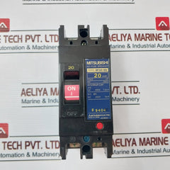 Mitsubishi NF50-SS 2 Pole No-Fuse Circuit Breaker 20A 250VDC
