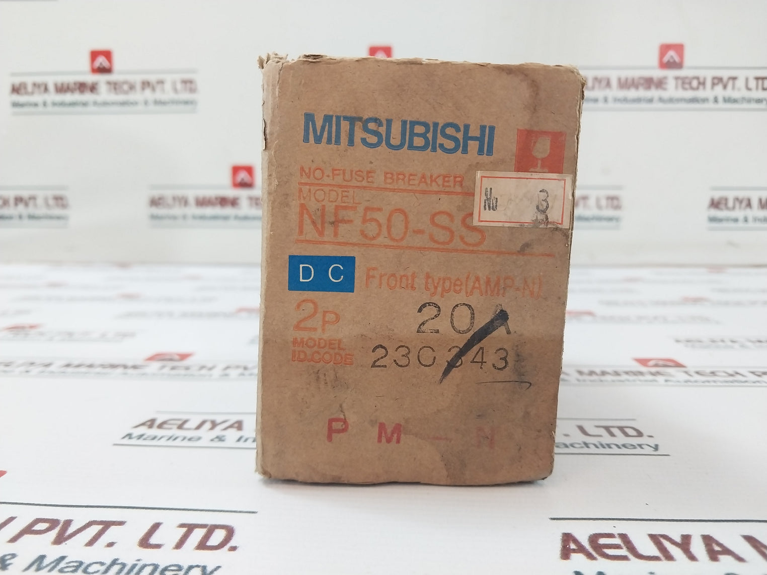 Mitsubishi NF50-SS 2 Pole No-Fuse Circuit Breaker 20A 250VDC