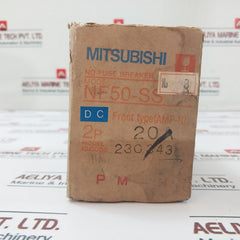 Mitsubishi NF50-SS 2 Pole No-Fuse Circuit Breaker 20A 250VDC