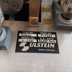 Ulstein Sitcon 100-0-100 Bow Thruster Control Panel 0-375 A