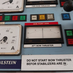 Ulstein Sitcon 100-0-100 Bow Thruster Control Panel 0-375 A
