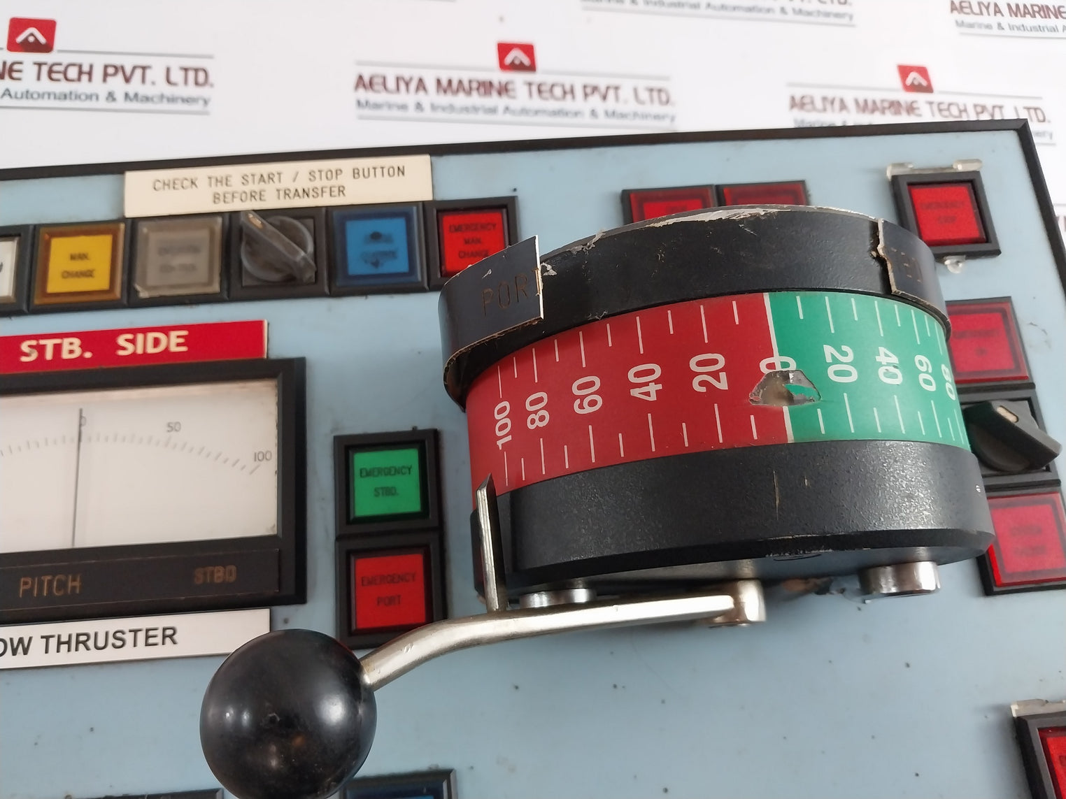 Ulstein Sitcon 100-0-100 Bow Thruster Control Panel 0-375 A