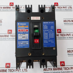Terasaki Tl-100f 3 Pole Tembreak Circuit Breaker 200-480v 50/60hz 20a
