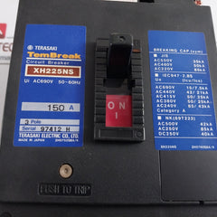 Terasaki XH225NS 3 Pole Circuit Breaker 150A 690VAC 50~60Hz