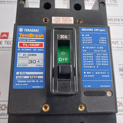 Terasaki Tl-100f Tembreak Current Limiting Circuit Breaker 30a 690v 50-60hz