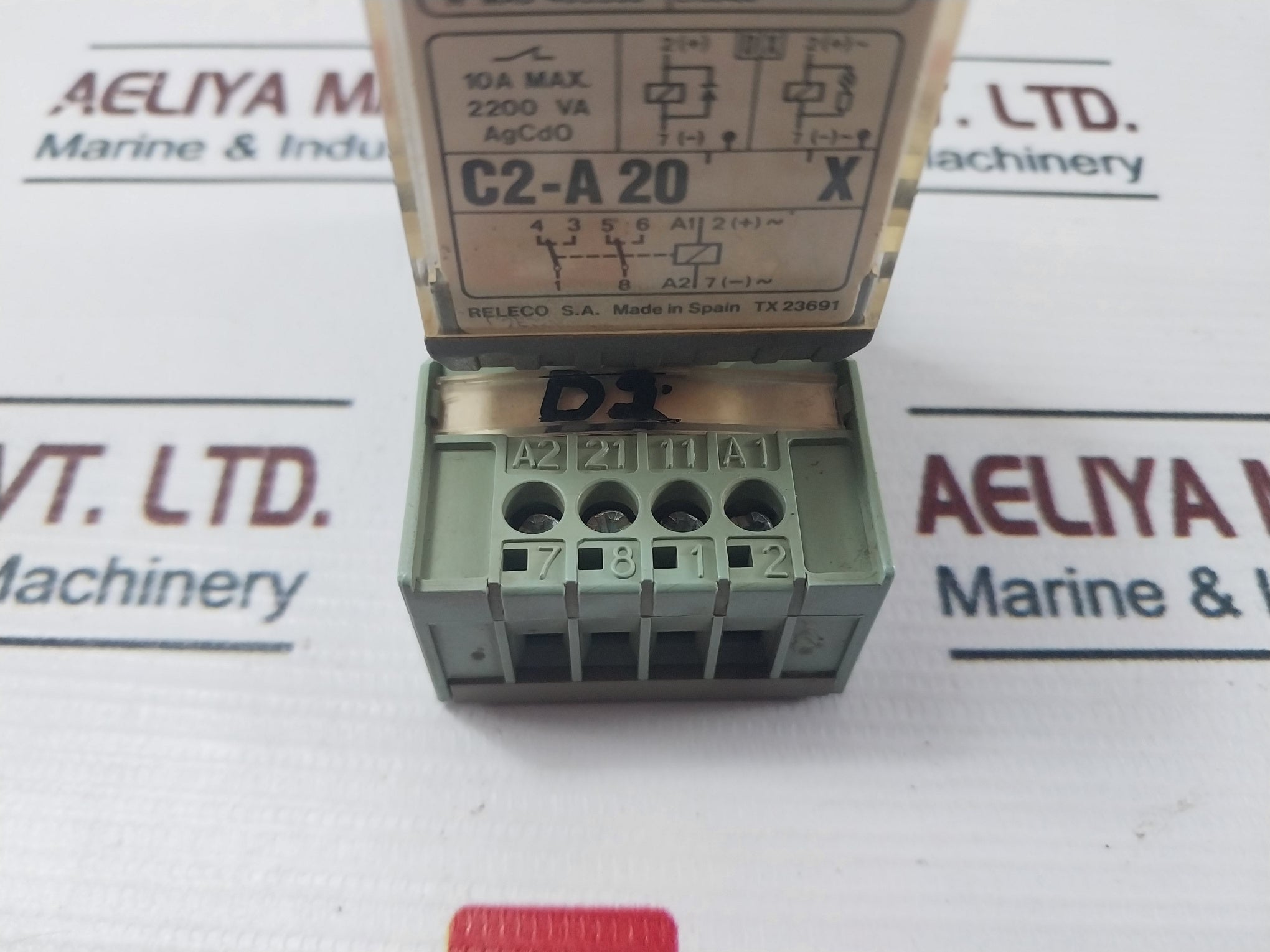 Releco C2-a20 X Relay With Base 10A 120Vac