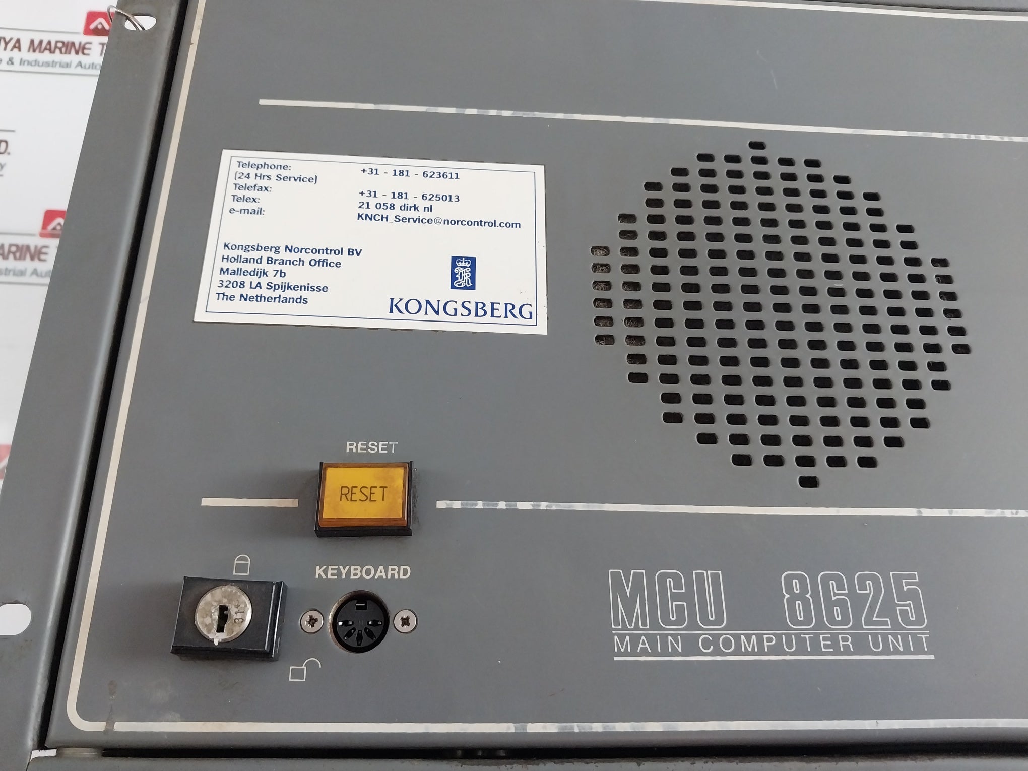 Nor Control Mcu 8625 Main Computer Unit Vdc 24.0 270W