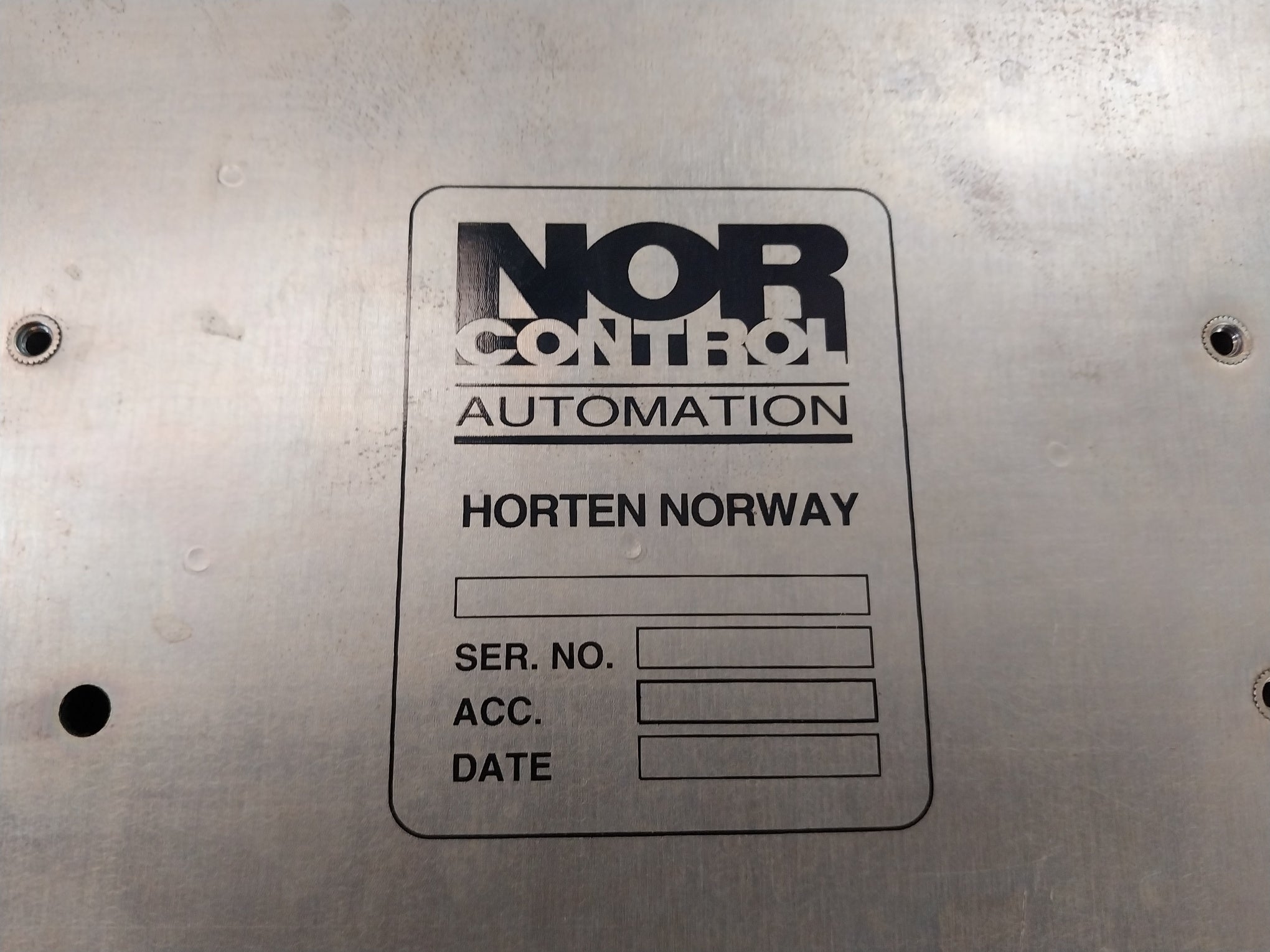 Nor Control Mcu 8625 Main Computer Unit Vdc 24.0 270W