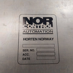 Nor Control Mcu 8625 Main Computer Unit Vdc 24.0 270W