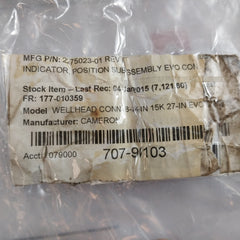 Cameron 2275023-01 Indicator Position Subassembly Evo Con Rev 04