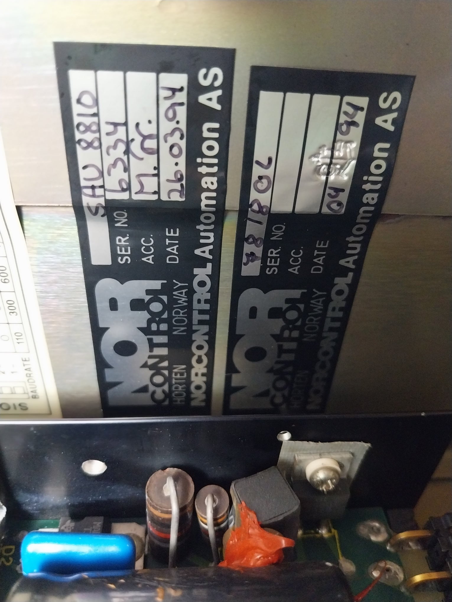 Nor Control Sau 8810 Signal Acquisition Unit Vt25-373-99/X9