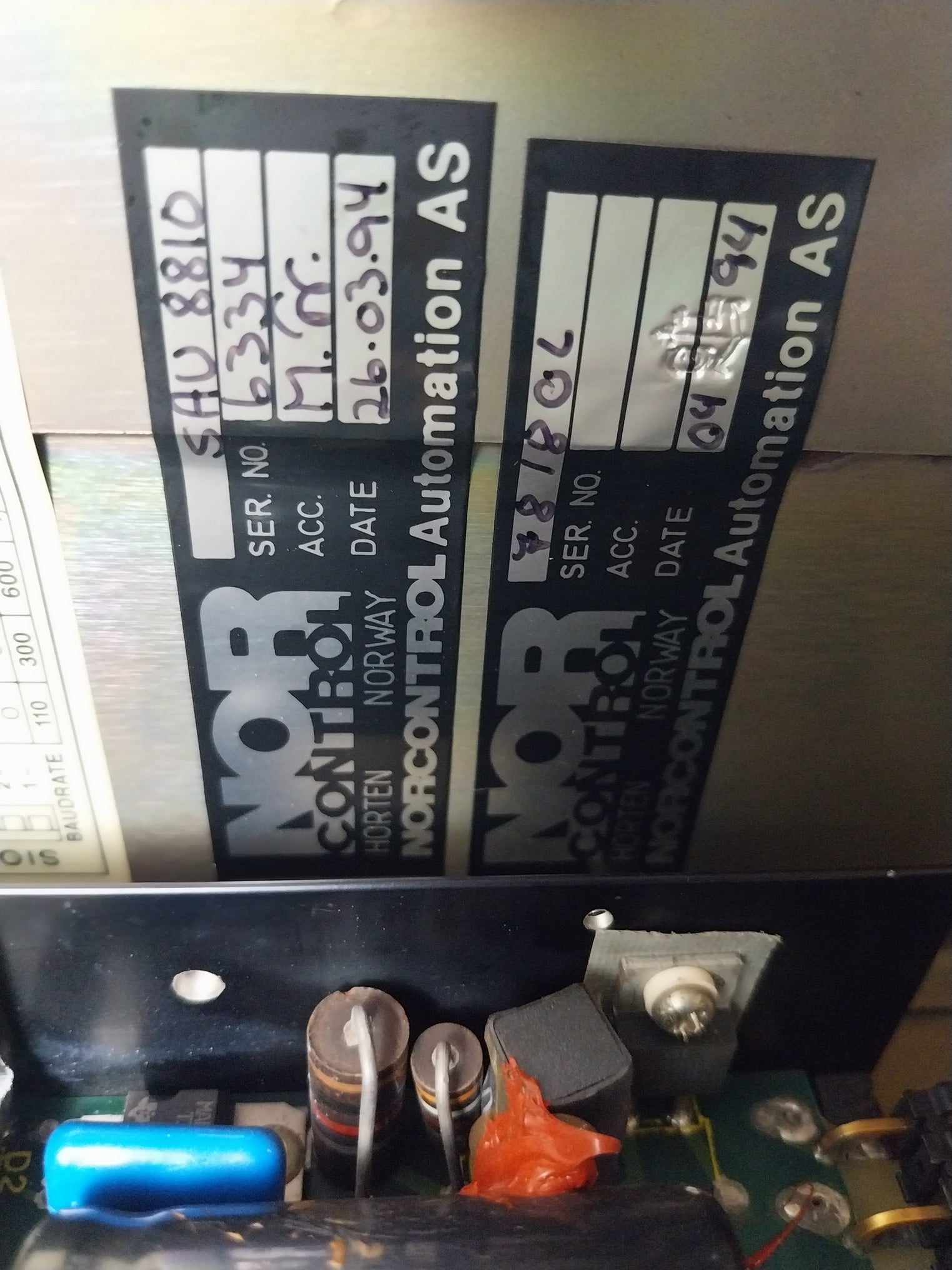 Nor Control Sau 8810 Signal Acquisition Unit Vt25-373-99/X9