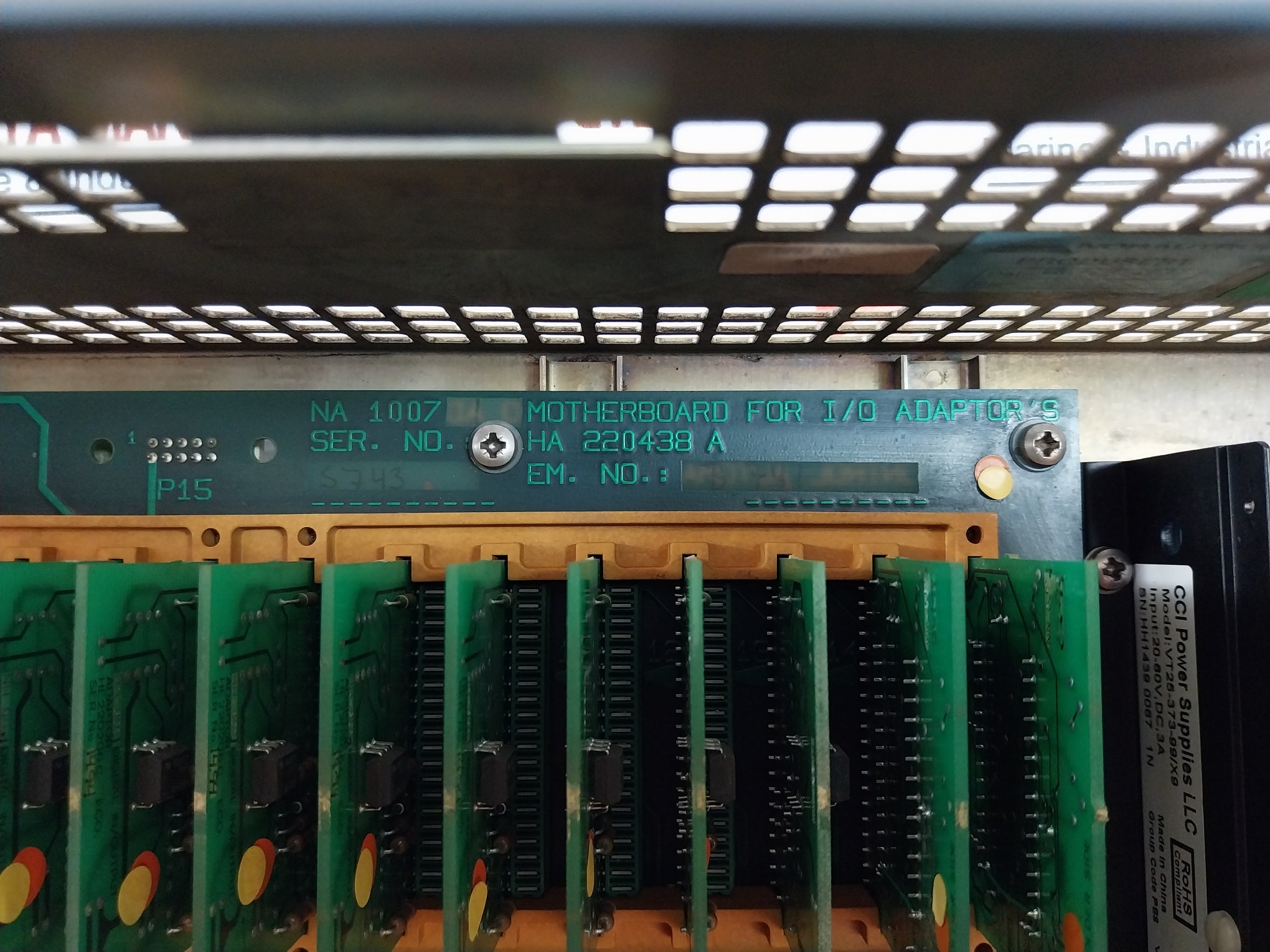 Nor Control Sau 8810 Signal Acquisition Unit 15Vdc 4A Vt25-373-99/X9