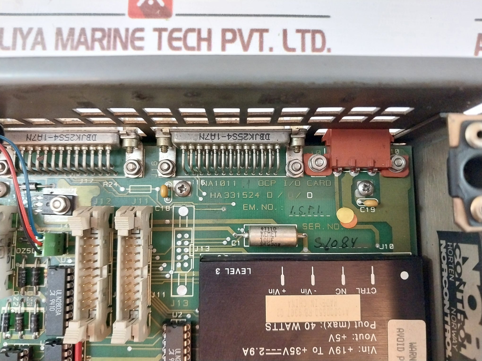 Norcontrol Ocp 8810 Operator Control Panel I/O Processor Card Nn-791