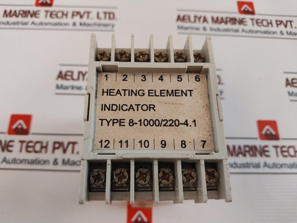 Semco 8-1000/220-4.1 Heating Element Indicator 8-1000w, 220v Ac, 50/60hz