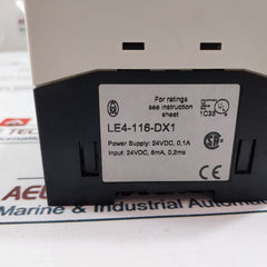Moeller Le4-116-dx1 Digital Input Expansion Module 24Vdc