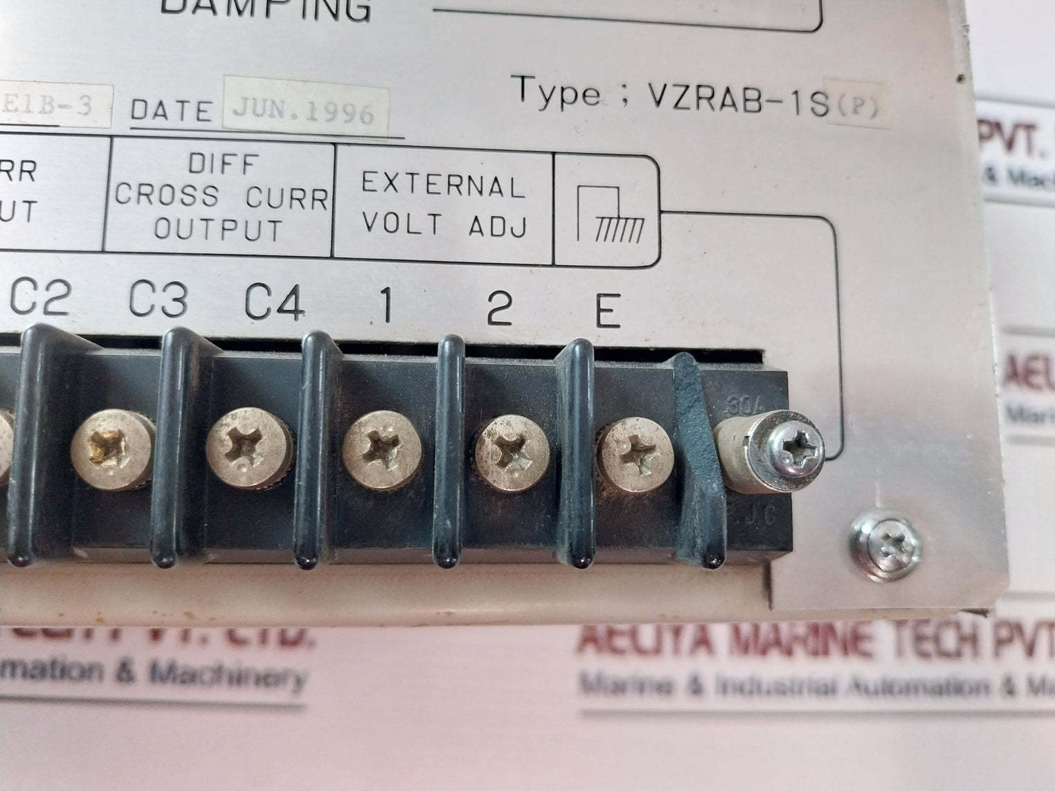 Nishishiba Vzrab-1S(P) Automatic Voltage Regulator 354401 E1B-3, 450V