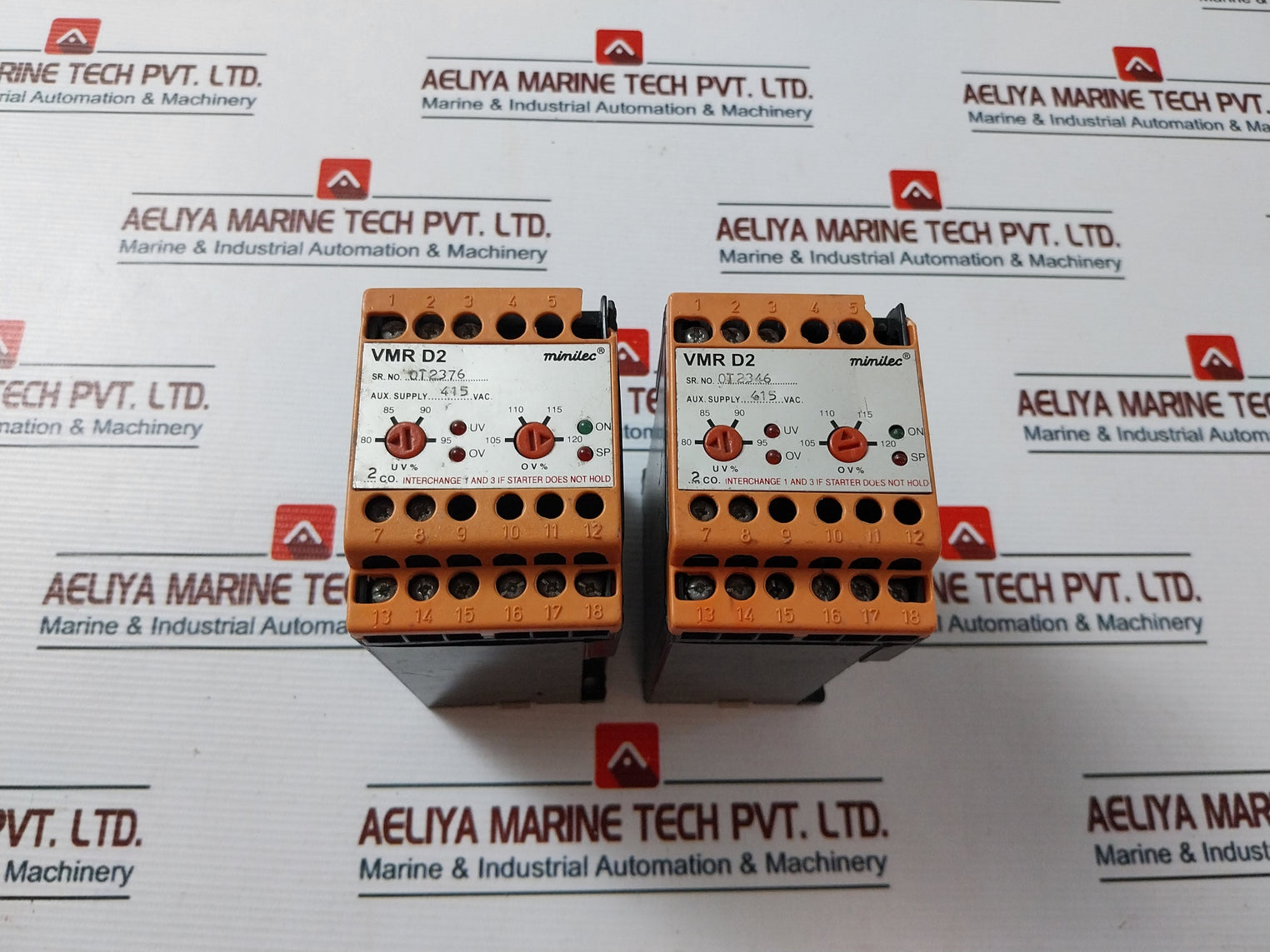 Minilec Vmr D2 Voltage Monitoring Relay 415 Vac