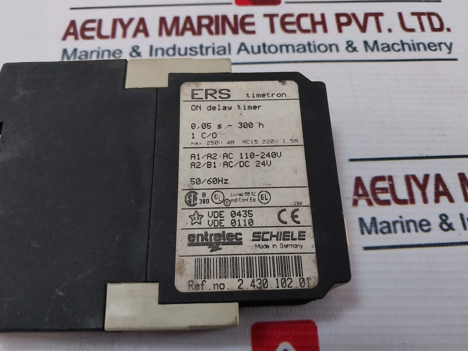 Entrelec Schiele ERS On Delay Timer 0,05S-300 H