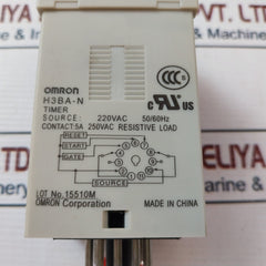 Omron H3Ba-n Solid-state Timer 220Vac 50/60Hz