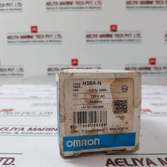 OMRON H3BA-N Solid-State Timer 220VAC 50/60HZ 1.2 TO 300 H