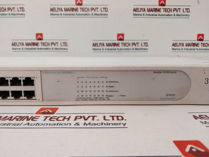 3com 3c16470 Superstack 3 Baseline 10/100 Switch 1647-010-000-1.01