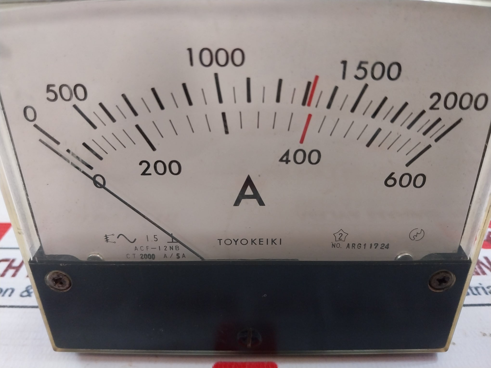 Toyo Keiki Acf-12Nb Double Ammeter Arg11724