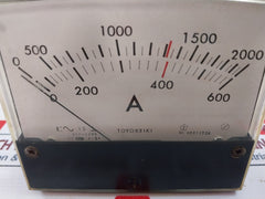 Toyo Keiki Acf-12Nb Double Ammeter Arg11724