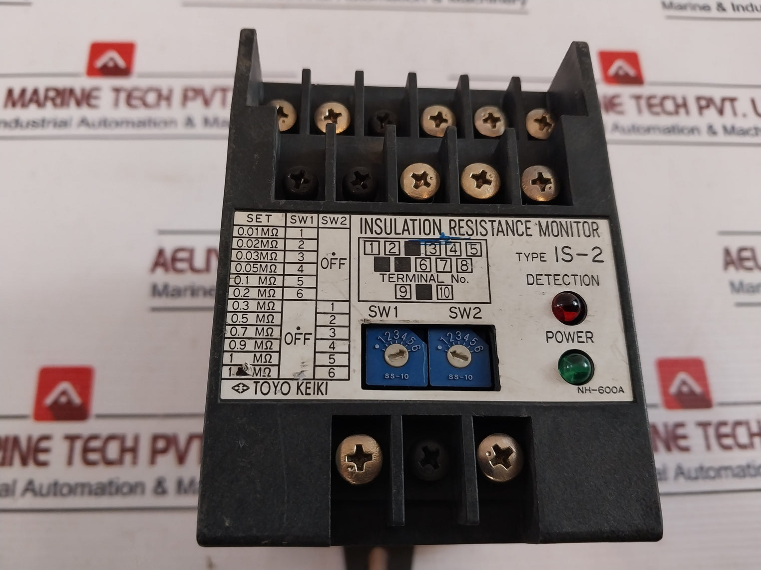 Toyo Keiki Is-2 Insulation Resistance Monitor Ac 200~230V 50/60Hz