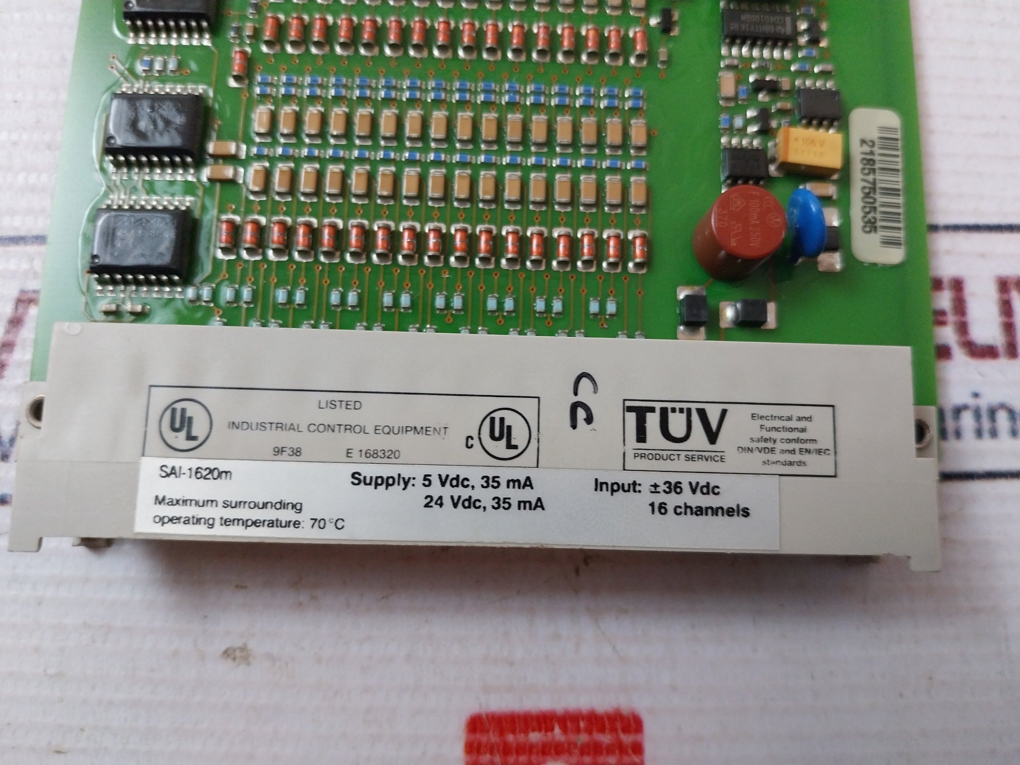 Honeywell 10105/2/1 16 Channels Analog Input Module Ver:V1.1