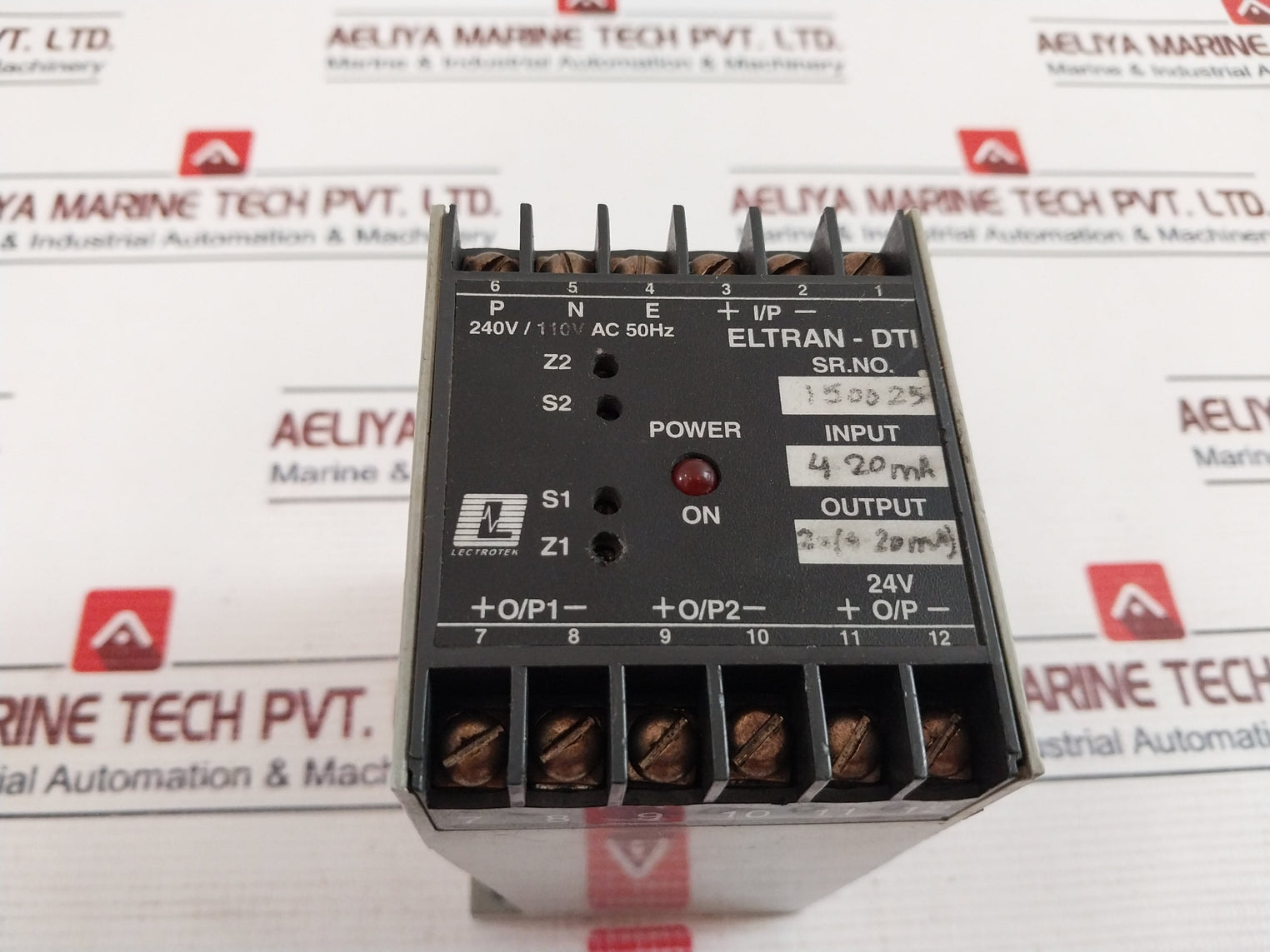 Lectrotek Eltran-dti Programmable Dc Vi Transducer 240V/110Vac 50Hz
