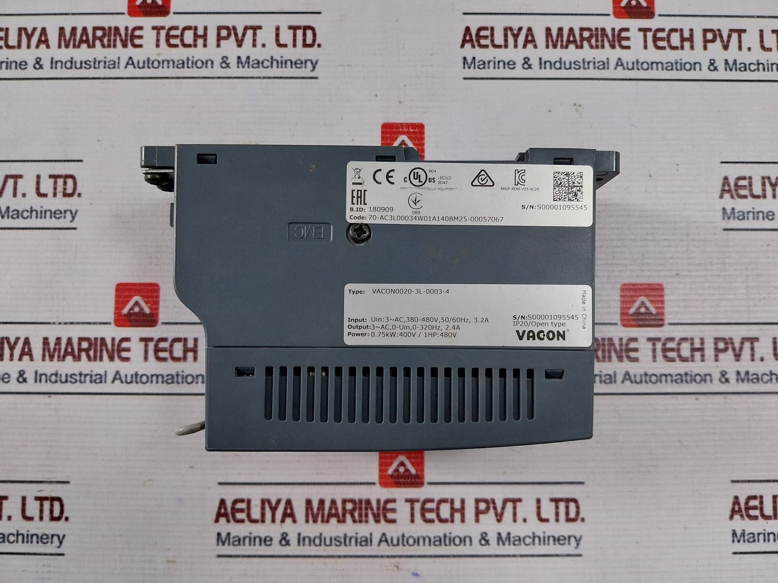 Vacon Vacon0020-3L-0003-4 Ac Drive