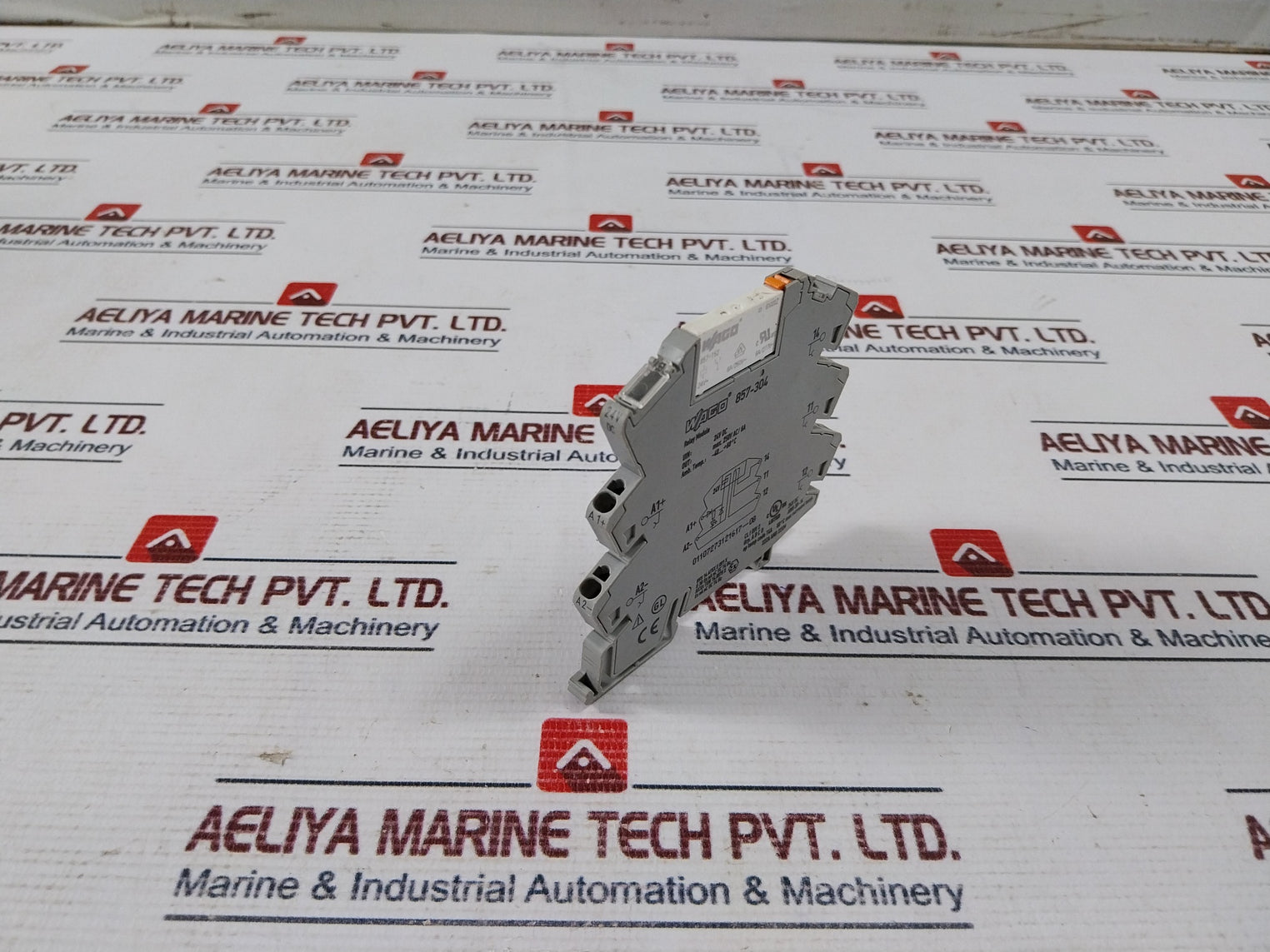 Lot of 7X Wago 857-304 Relay Module W/ Basic Relay 857-152 24VDC 250V AC/6A