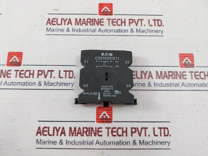 EATON C03A11PQ Auxiliary Contact 10A 600Vac C25320KG11