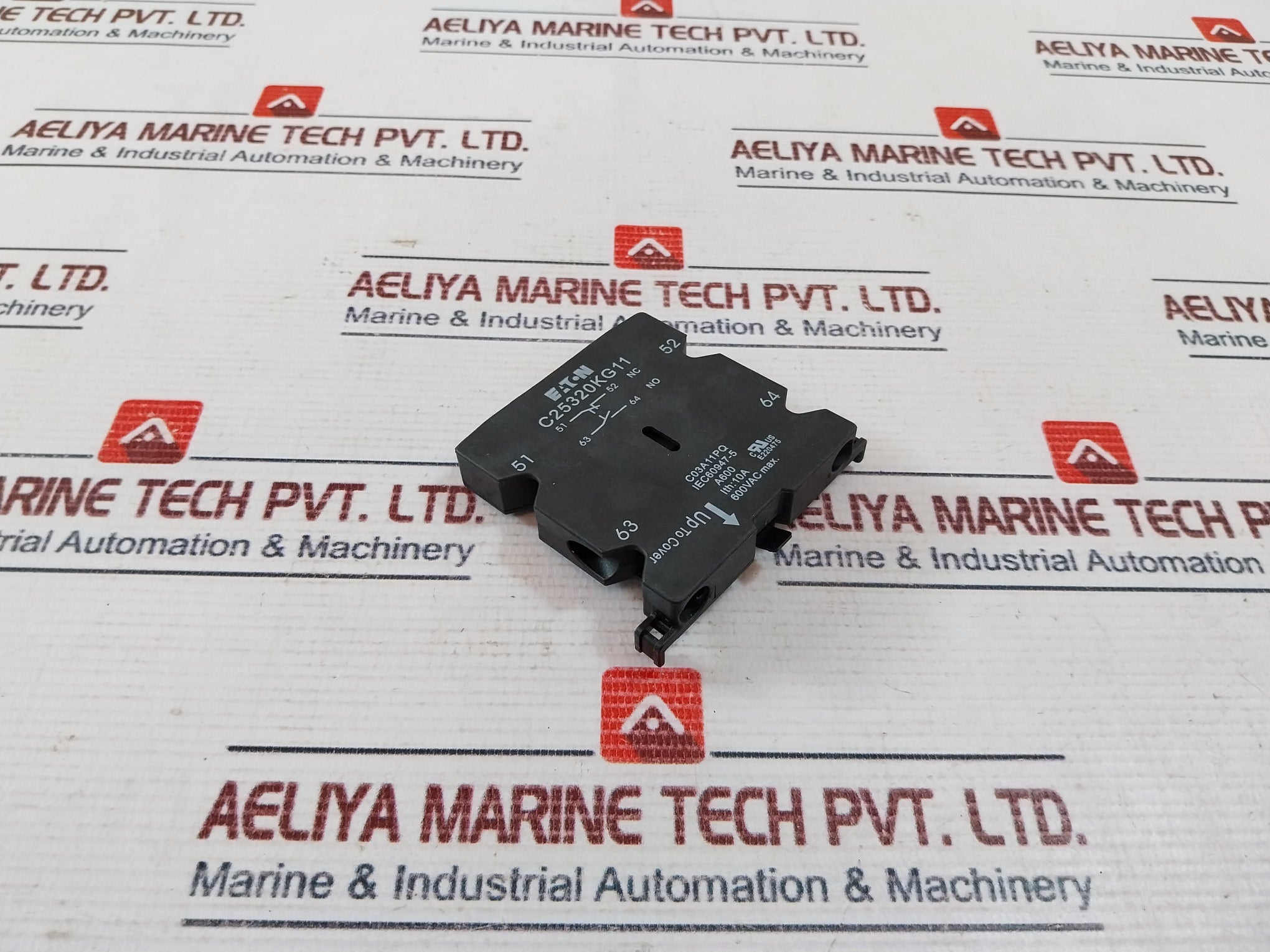 EATON C03A11PQ Auxiliary Contact 10A 600Vac C25320KG11